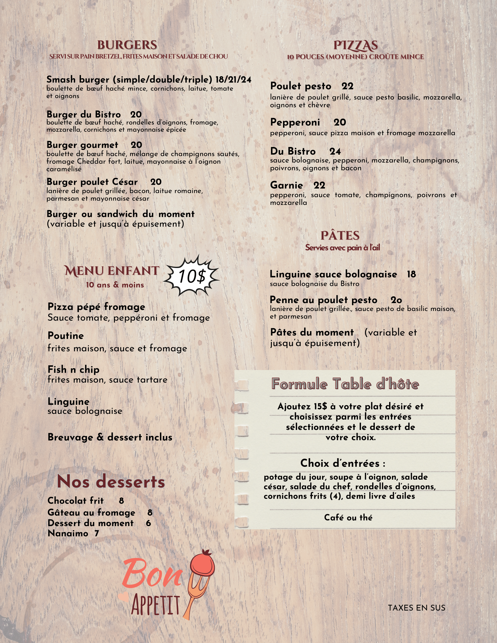 image du bistro